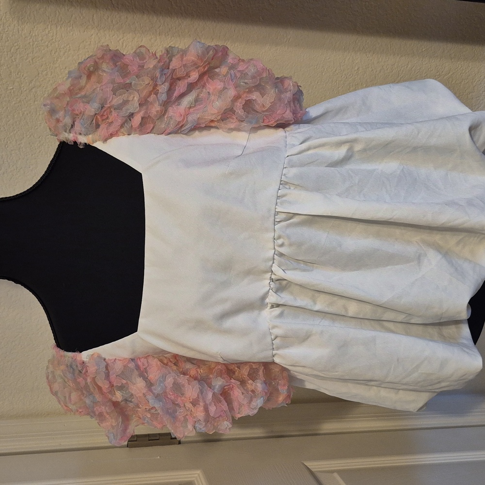 SHEIN White Mesh Fabric